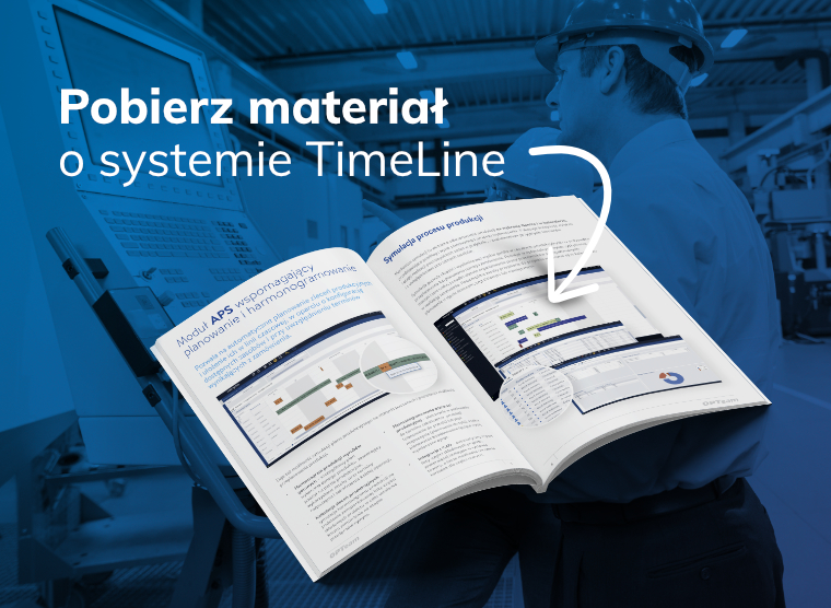 Materiał instruktażowy systemu Timeline ERP dla produkcji do pobrania.