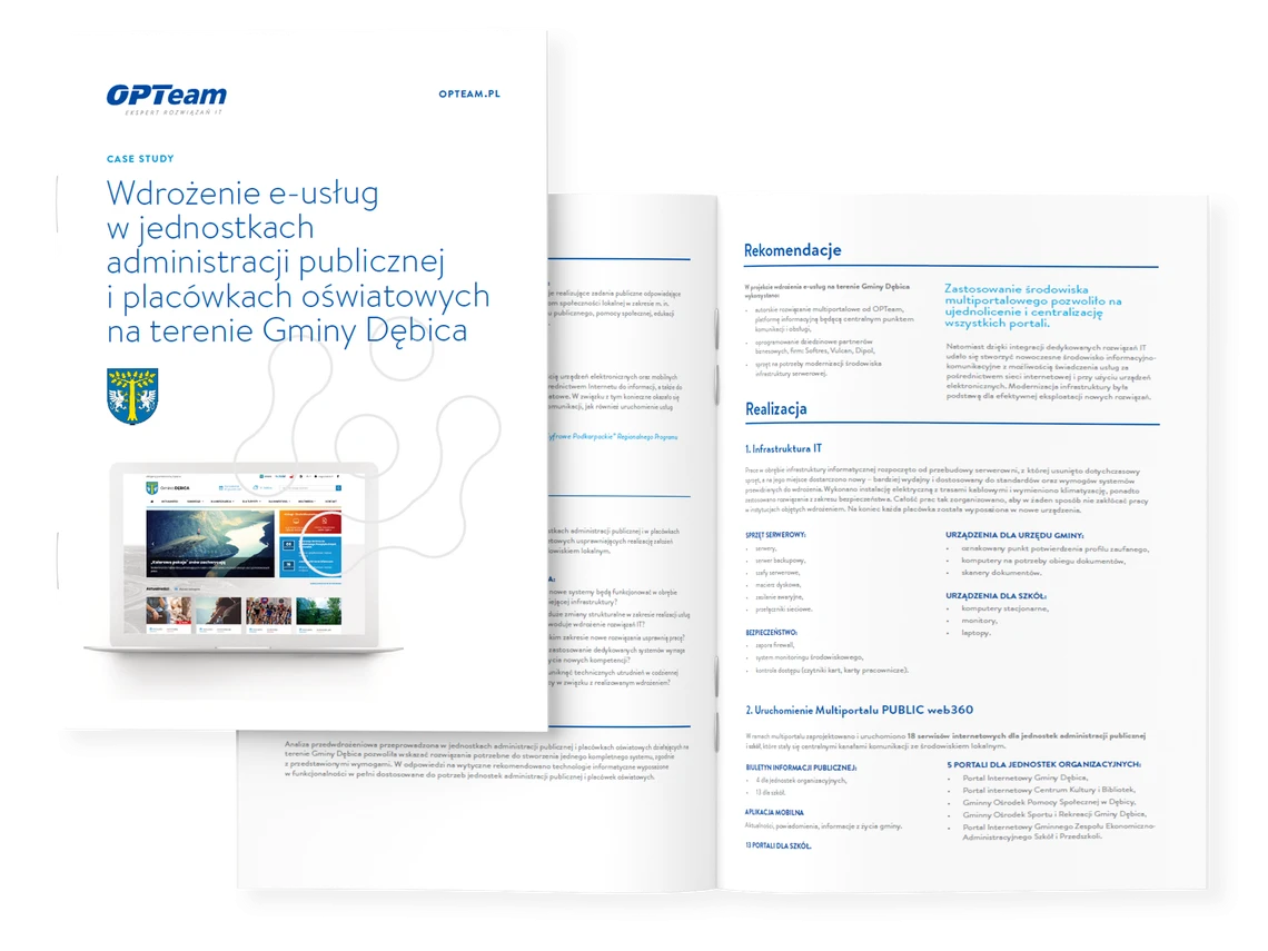 Jak zbudowaliśmy centralne środowisko informacyjne w jednostkach samorządowych i placówkach oświatowych?