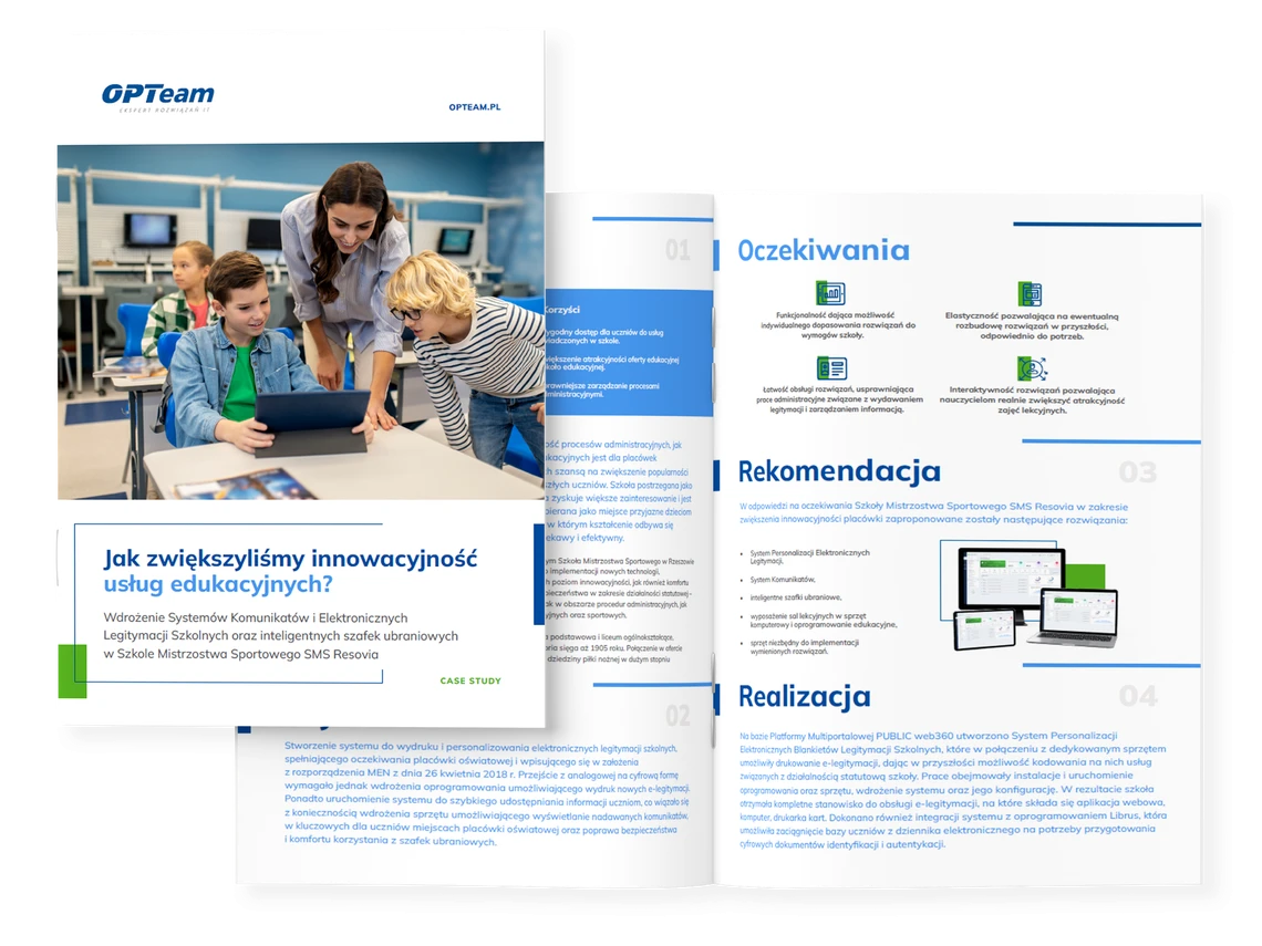 Jak poprzez innowacyjność usprawniliśmy procesy administracyjne i usługi edukacyjne?