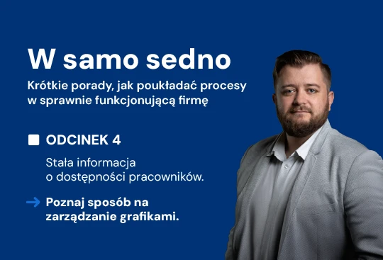 W samo sedno, odc. 4: Zarządzanie informacją HR o bieżącej dostępności pracowników