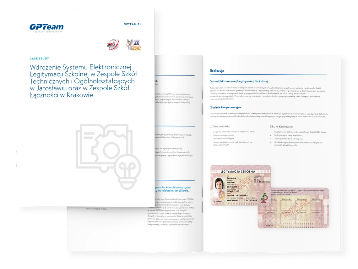 Jak usprawniliśmy procesy administracyjne w zakresie personalizacji legitymacji szkolnej?