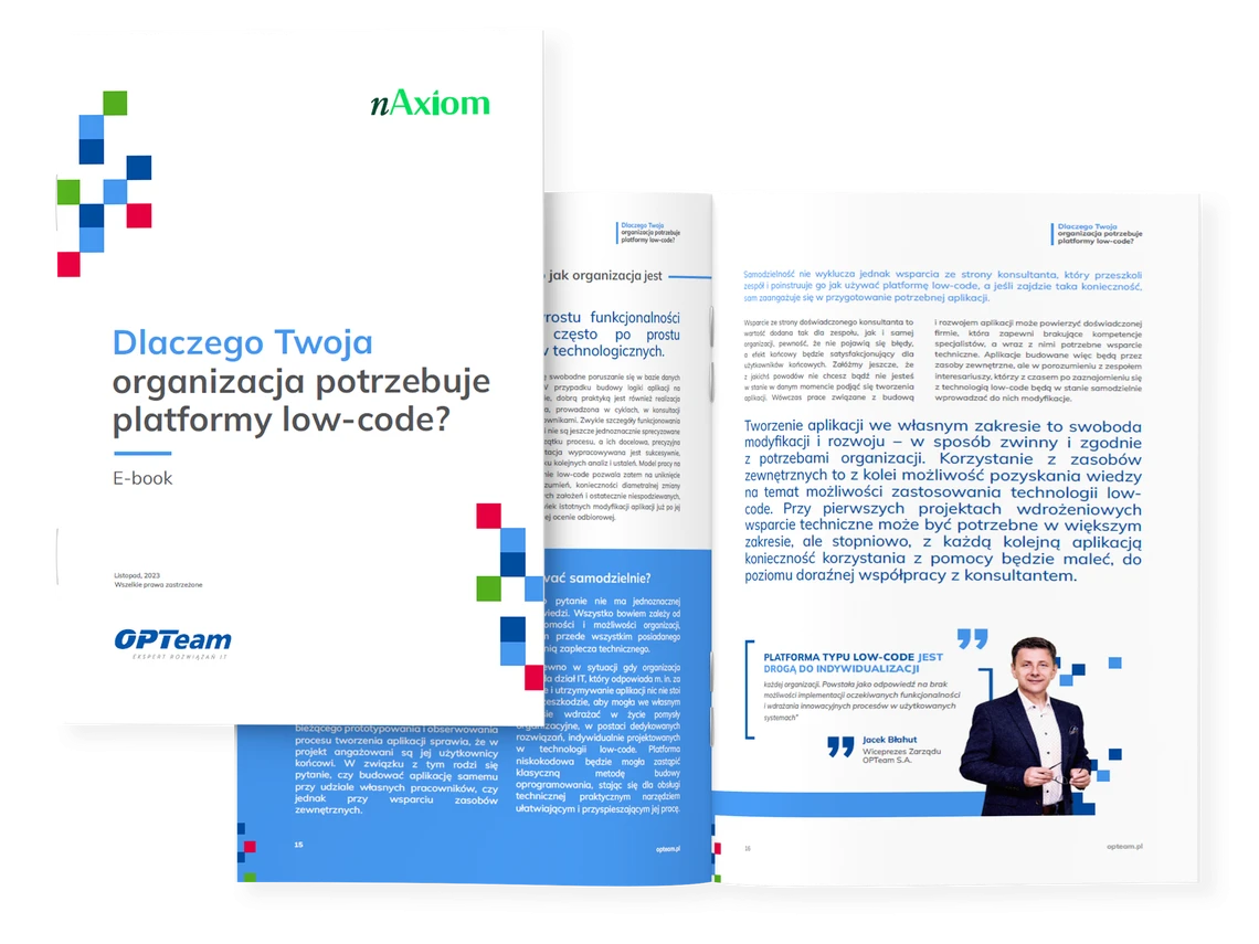Dlaczego Twoja organizacja potrzebuje platformy low-code